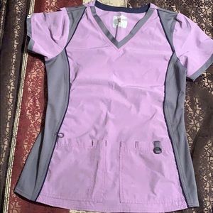 Purple scrub top
